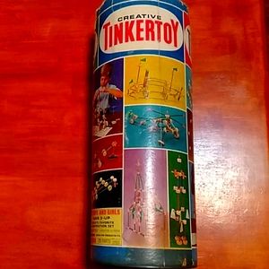 Vintage Box n instructions for Tinkertoys